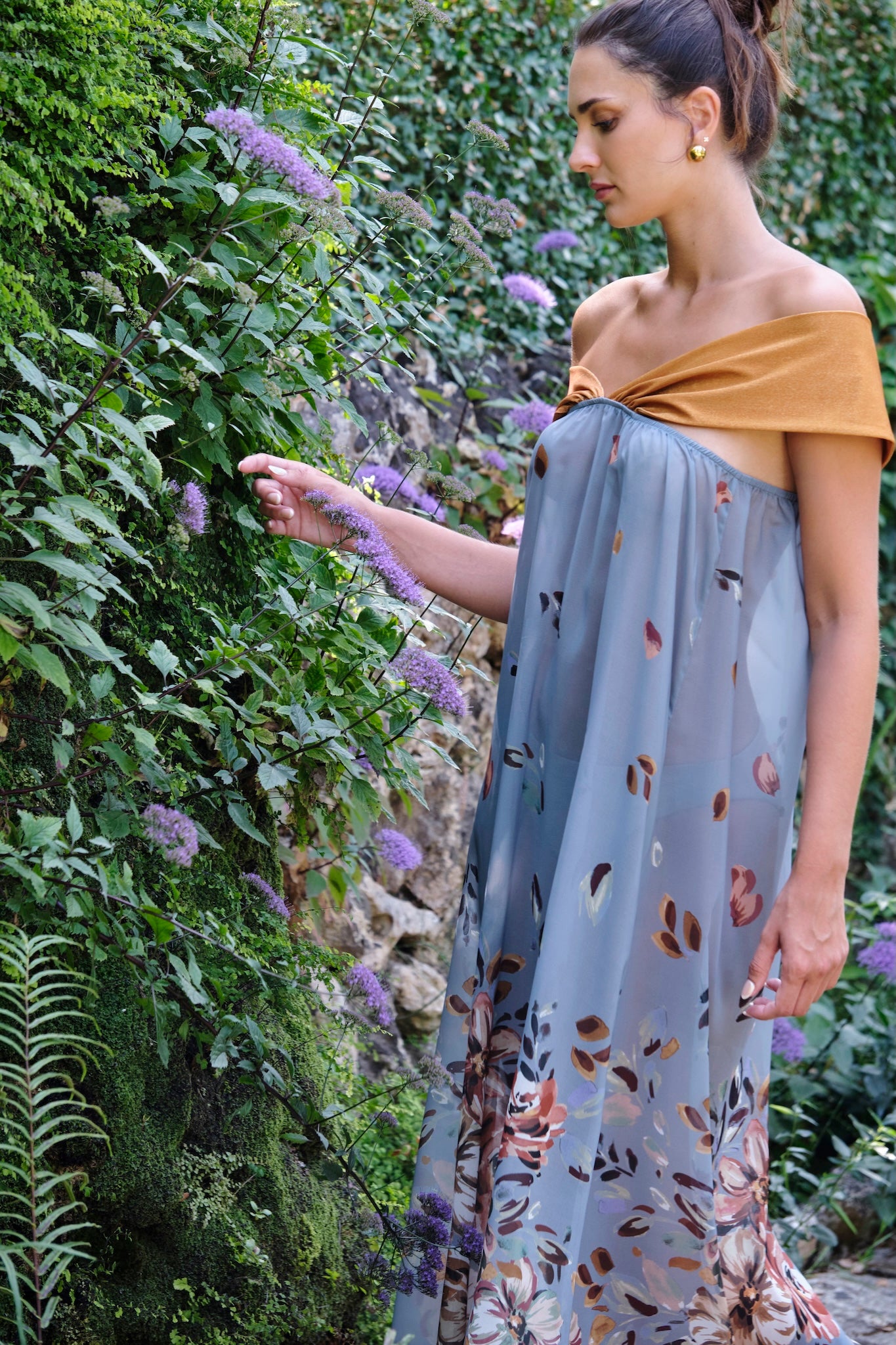 Alysse Chiffon Bardot Dress