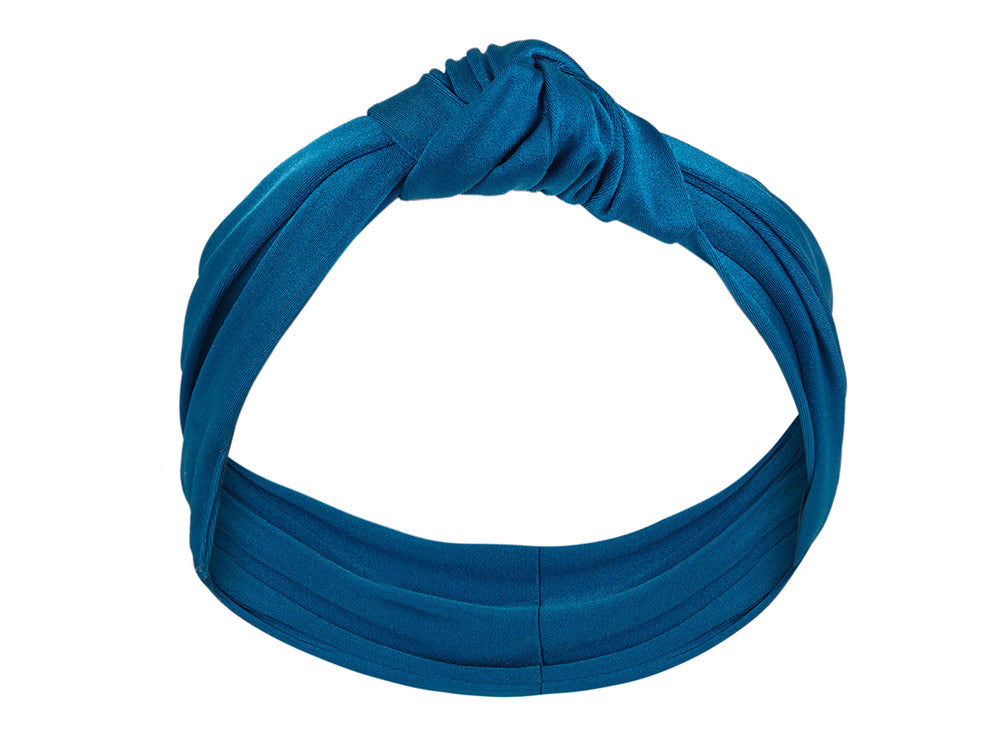 Turban Blu Fondale Lycra