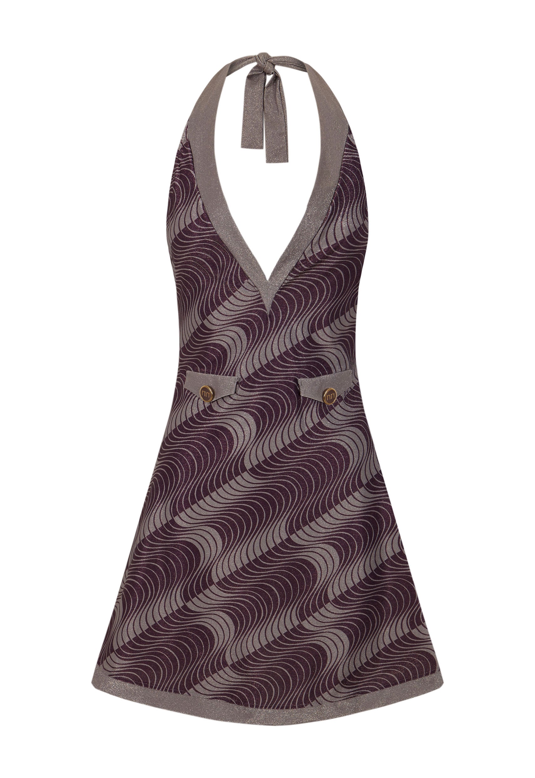 Embat Dress Aubergine