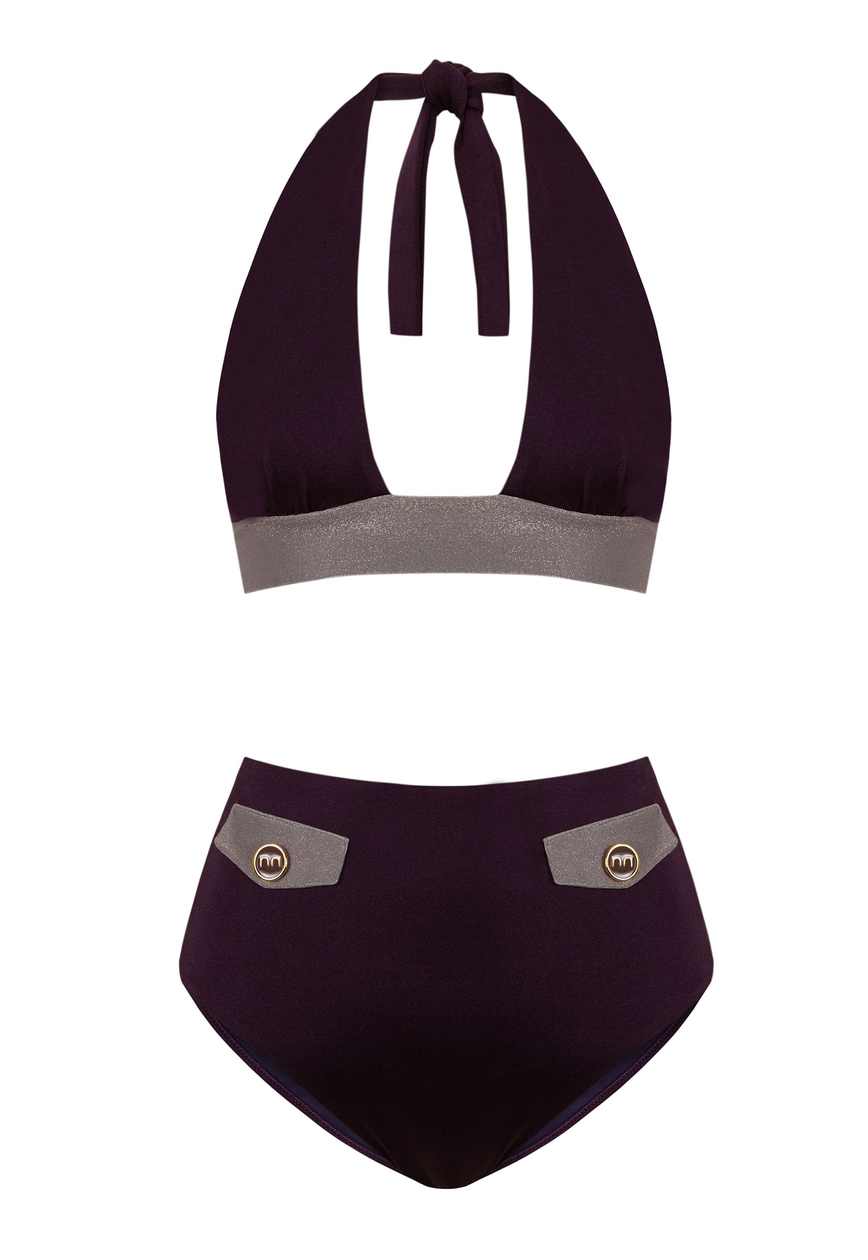 Ponent Aubergine Bikini