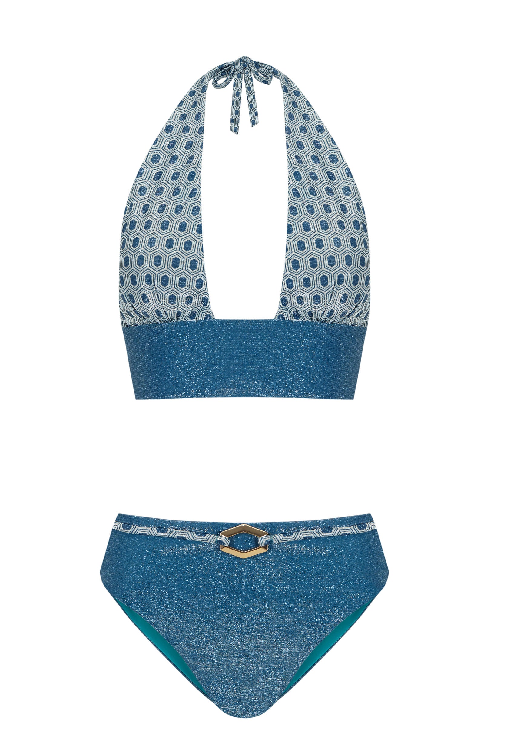 Daiquiri Blu Fondale Bikini