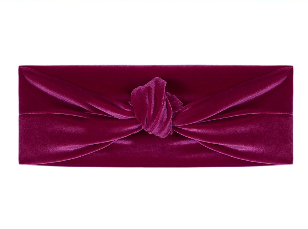 Turban Framboise Velvet