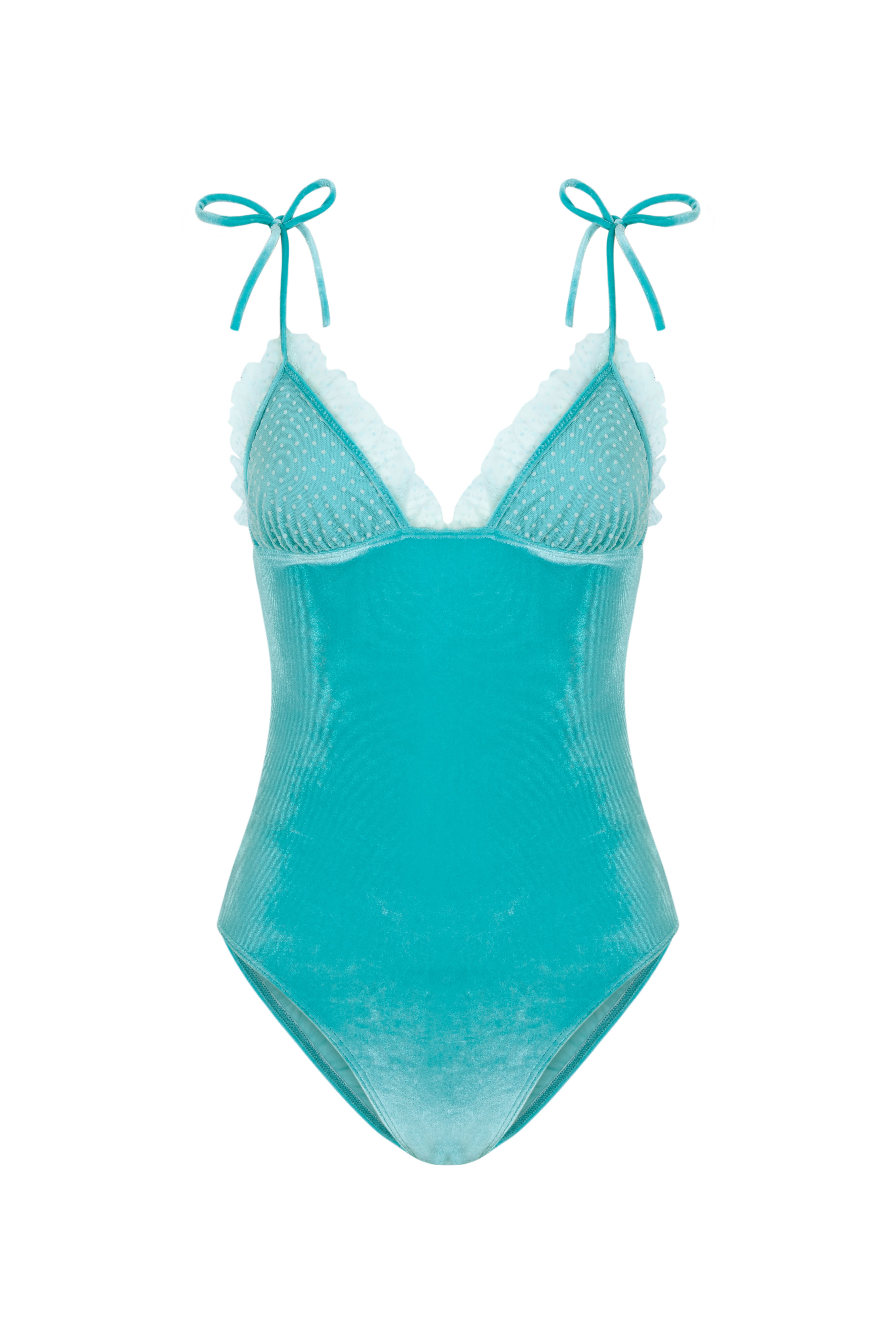 Agnès Turquoise One Piece