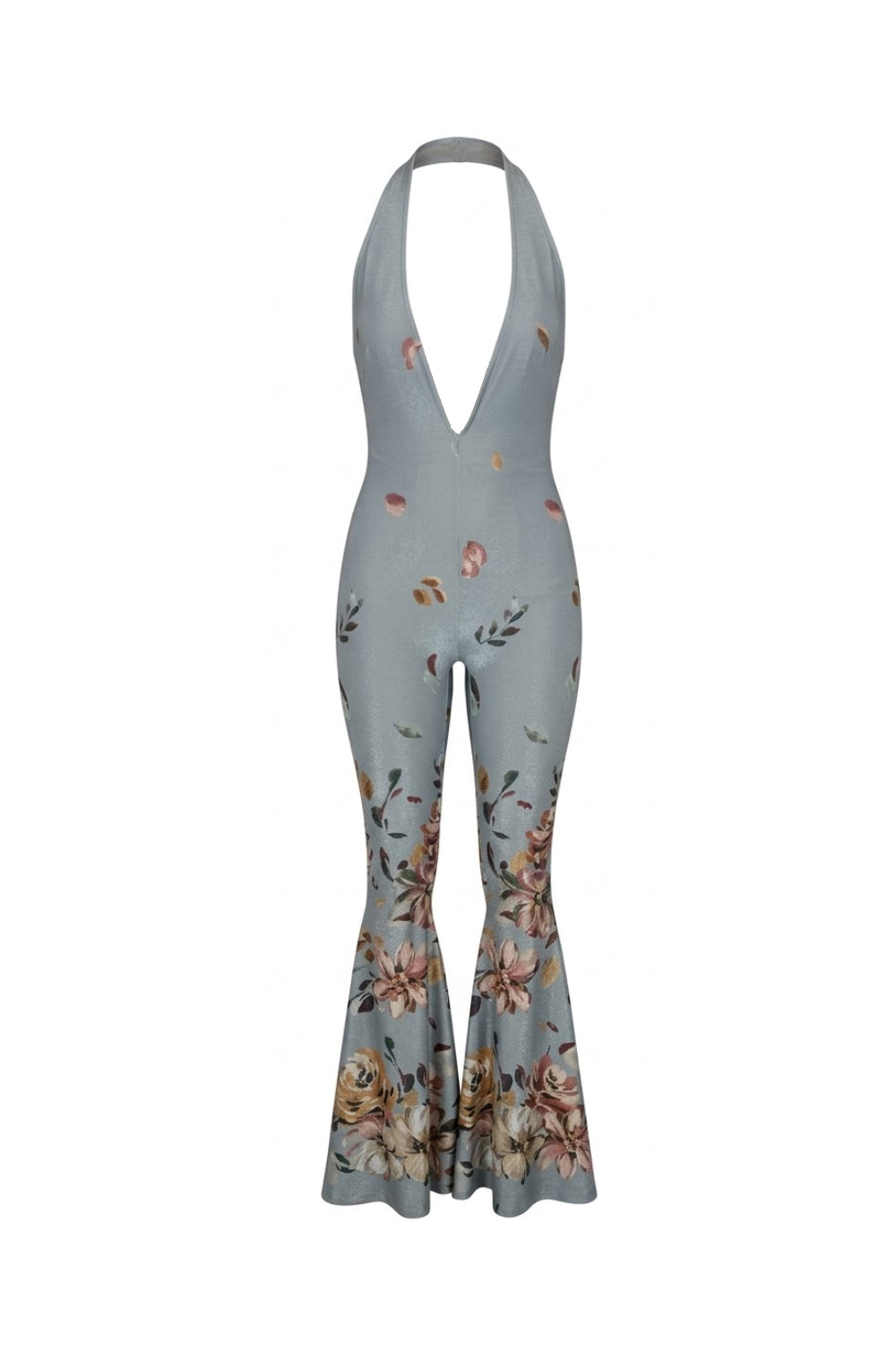 Dahlia Lurex Halter Jumpsuit